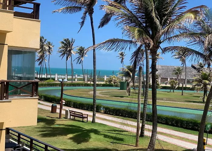 Apartamento No Aquaville Resort, Do Lado Da Sombra E Perto Da Praia