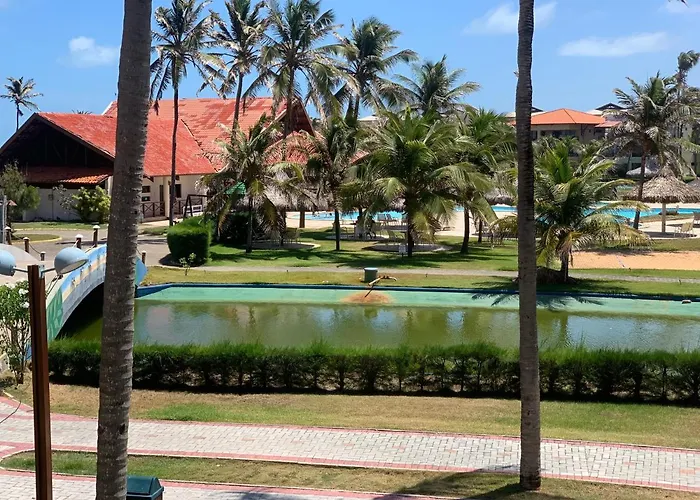Apartamento No Aquaville Resort, Do Lado Da Sombra E Perto Da Praia